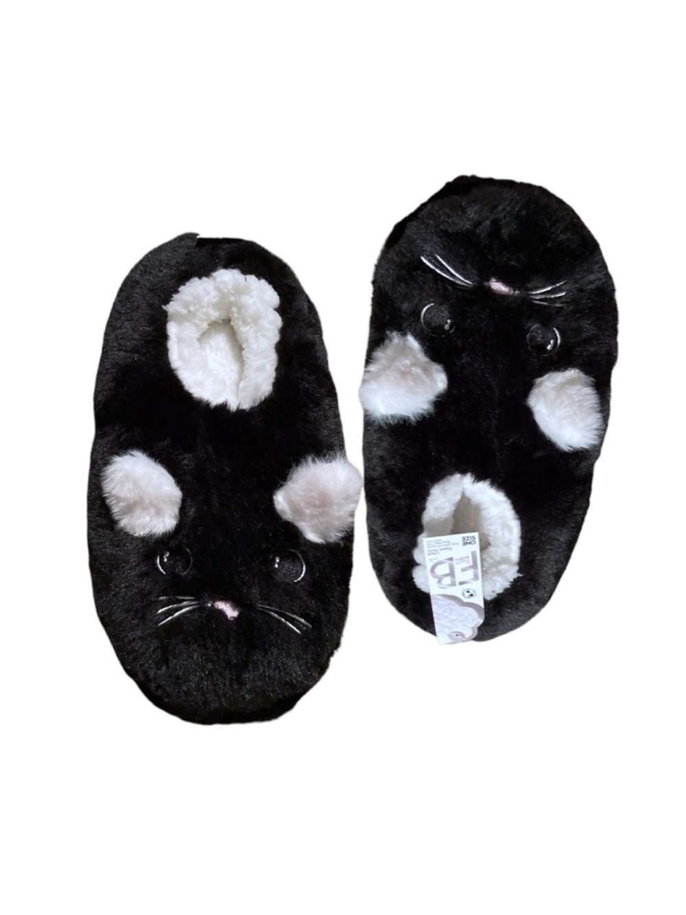 Fuzzy Babba Cat Sock Slippers
